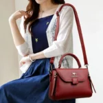 High Quality Kangaroo Handbag (Merun )